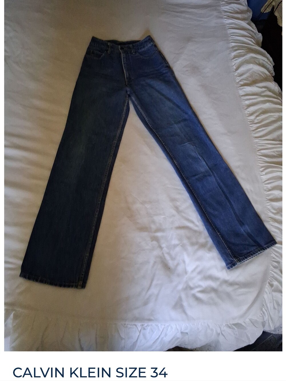 Calvin Klein Women's Dark Blue Bootcut Jeans